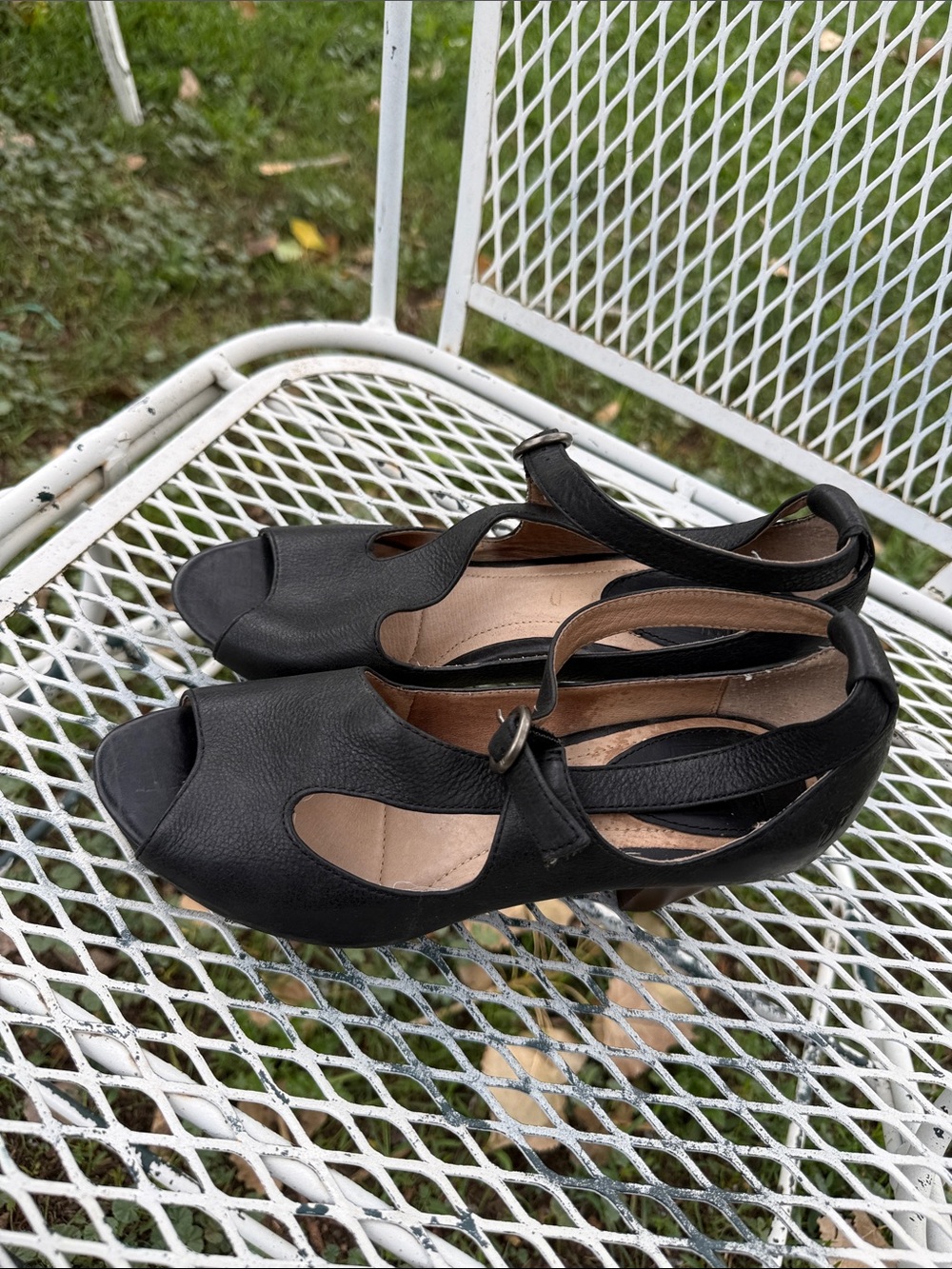 Frye leather sandals heels coral crisscross - Picture 2 of 4